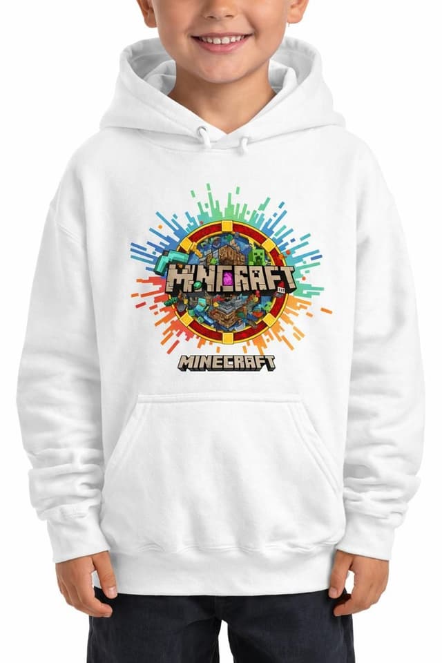 hoodie For Kids - White